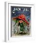 Elf in the Rain - Jack and Jill, April 1956-Ruth Bendel-Framed Giclee Print