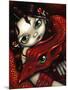 Elf Maiden & Her Dragon-Jasmine Becket-Griffith-Mounted Art Print