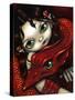 Elf Maiden & Her Dragon-Jasmine Becket-Griffith-Stretched Canvas