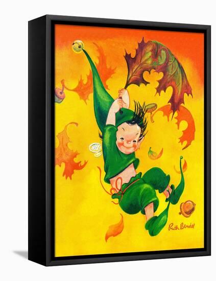 Elf Parachute - Jack & Jill-Ruth Bendel-Framed Stretched Canvas