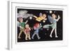 Elf Parade-null-Framed Art Print