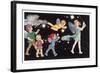 Elf Parade-null-Framed Art Print