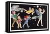 Elf Parade-null-Framed Stretched Canvas