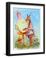 Elf Scribe-Judy Mastrangelo-Framed Giclee Print