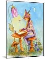 Elf Scribe-Judy Mastrangelo-Mounted Giclee Print