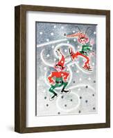 Elf Skates - Jack & Jill-Beth Henninger Krush-Framed Giclee Print