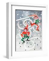 Elf Skates - Jack & Jill-Beth Henninger Krush-Framed Giclee Print