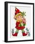 Elf with 3 Mice-Beverly Johnston-Framed Giclee Print