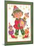 Elf with Toys-Beverly Johnston-Mounted Giclee Print