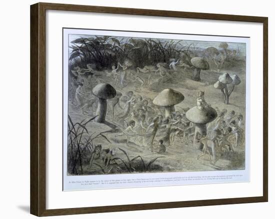 Elfin Dance by Night, in Fairyland: A Series of Pictures from the Elf-World, Allingham and Lang-Richard Doyle-Framed Giclee Print