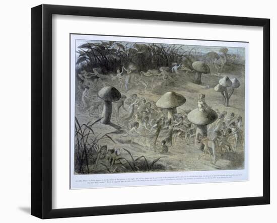 Elfin Dance by Night, in Fairyland: A Series of Pictures from the Elf-World, Allingham and Lang-Richard Doyle-Framed Giclee Print