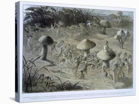 Elfin Dance by Night, in Fairyland: A Series of Pictures from the Elf-World, Allingham and Lang-Richard Doyle-Stretched Canvas