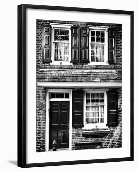 Elfreth Trinity Houses, Elfreth's Alley, Philadelphia, Pennsylvania, US-Philippe Hugonnard-Framed Photographic Print