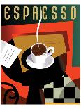 Cubist Cappuccino-Eli Adams-Art Print