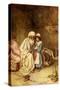 Eli and Samuel And he said 'It is the Lord: - Bible-William Brassey Hole-Stretched Canvas