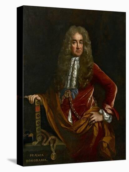 Elias Ashmole, C. 1681 - 1682-John Riley-Stretched Canvas