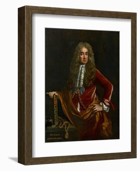 Elias Ashmole, C. 1681 - 1682-John Riley-Framed Giclee Print