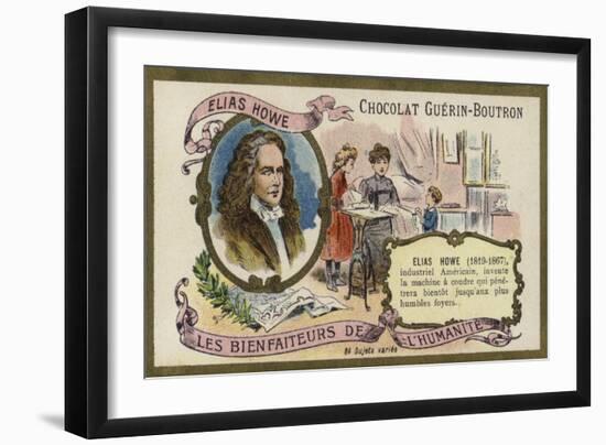 Elias Howe, American Inventor-null-Framed Giclee Print