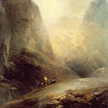 Mountain Landscape with Banditti, C.1780-Elias Martin-Giclee Print