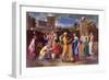 Eliezer and Rebecca, 1648-Nicolas Poussin-Framed Giclee Print