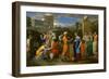 Eliezer and Rebecca-Nicolas Poussin-Framed Giclee Print