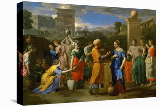 Eliezer and Rebecca-Nicolas Poussin-Stretched Canvas