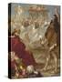 Elijah and the Priests of Baal on Mount Carmel-null-Stretched Canvas