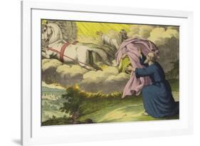 Elijah Carried Up into Heaven-null-Framed Giclee Print