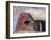 Elijah Fed by a Raven in the Desert I, 1991-Albert Herbert-Framed Giclee Print