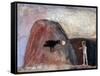 Elijah Fed by a Raven in the Desert I, 1991-Albert Herbert-Framed Stretched Canvas
