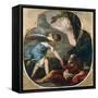 Elijah Fed by an Angel-Laurent de La Hyre-Framed Stretched Canvas