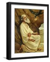 Elijah fed by ravens-Philip Richard Morris-Framed Giclee Print