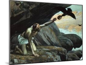 Elijah Fed by the Ravens-James Tissot-Mounted Giclee Print