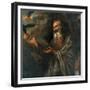 Elijah Fed By The Ravens-Jusepe de Ribera-Framed Giclee Print