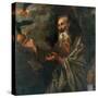 Elijah Fed By The Ravens-Jusepe de Ribera-Stretched Canvas