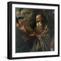 Elijah Fed By The Ravens-Jusepe de Ribera-Framed Giclee Print