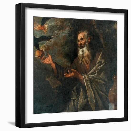 Elijah Fed By The Ravens-Jusepe de Ribera-Framed Giclee Print