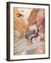 Elijah Fed by the Ravens-Arthur A. Dixon-Framed Giclee Print