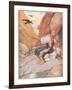 Elijah Fed by the Ravens-Arthur A. Dixon-Framed Giclee Print