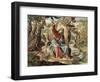 Elijah Fed by the Ravens-null-Framed Giclee Print