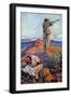 Elijah from Mount Carmel sees a cloud - Bible-James Jacques Joseph Tissot-Framed Giclee Print