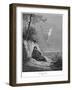 Elijah Goes into Wilderness and Asks to Die, But an Angel Comes and Bids Him 'Arise and Eat, 1866-null-Framed Giclee Print