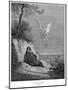 Elijah Goes into Wilderness and Asks to Die, But an Angel Comes and Bids Him 'Arise and Eat, 1866-null-Mounted Giclee Print