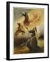 Elijah Goes to Heaven-null-Framed Art Print