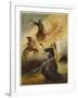 Elijah Goes to Heaven-null-Framed Art Print