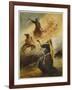 Elijah Goes to Heaven-null-Framed Art Print