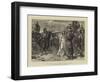 Elijah Meeting Ahab and Jezebel in Naboth's Vineyard-Frank Dicksee-Framed Giclee Print