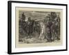 Elijah Meeting Ahab and Jezebel in Naboth's Vineyard-Frank Dicksee-Framed Giclee Print