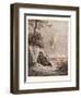 Elijah Nourished by an Angel-Gustave Dore-Framed Giclee Print