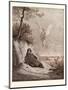 Elijah Nourished by an Angel-Gustave Dore-Mounted Giclee Print